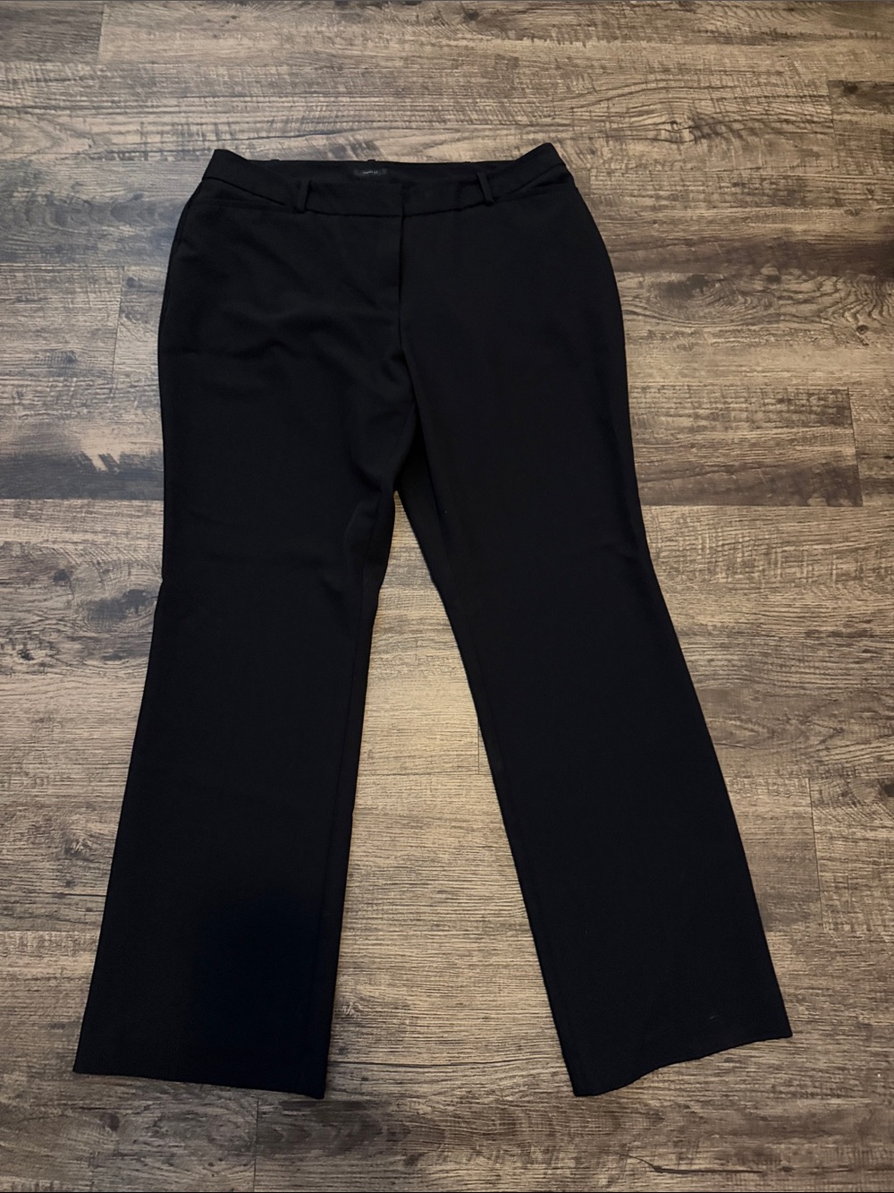 Worthington Black Boot-Cut Work Pants